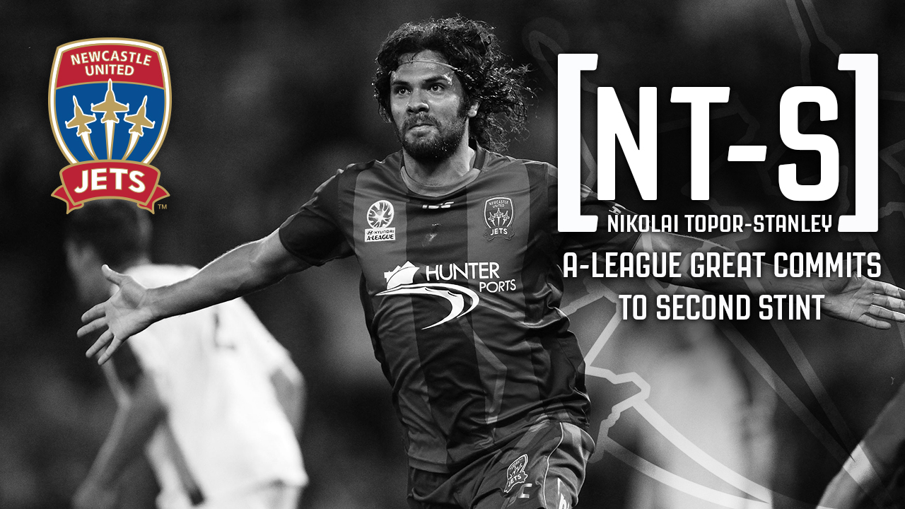 Experienced defender Nikolai Topor-Stanley will spend the next two seasons with Newcastle Jets